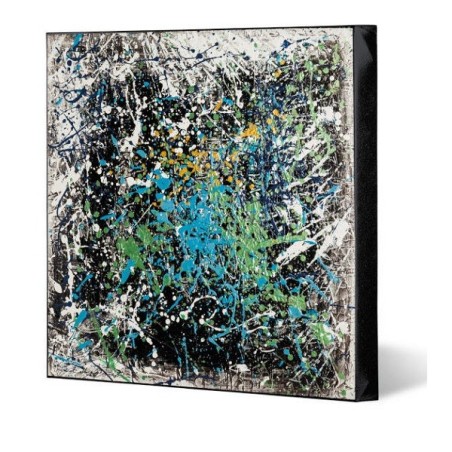 Egan - Quadro Tela "Questo non è un Pollock blu" 70x70